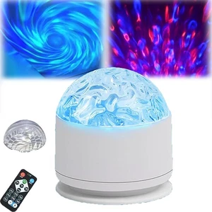 3D Magical Northern Lights Projector Light,16 Colour Ocean Wave Lamp & 4 Modes - Picture 1 of 19