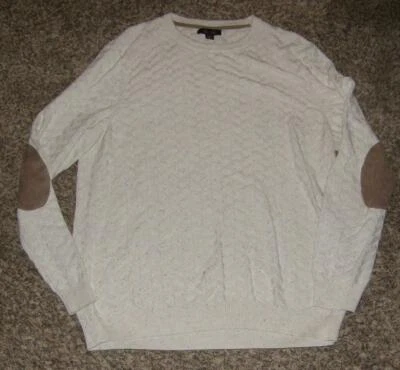 TASSO ELBA мужской размер большой крапинками слоновой кости ворота легкий пуловер свитер - Изображение 1 из 3