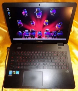 ASUS ROG GL551VW-DS74 15.6" 1TB HD 16GB Win10 *Black Gaming PC *Good Condition* - Picture 1 of 18