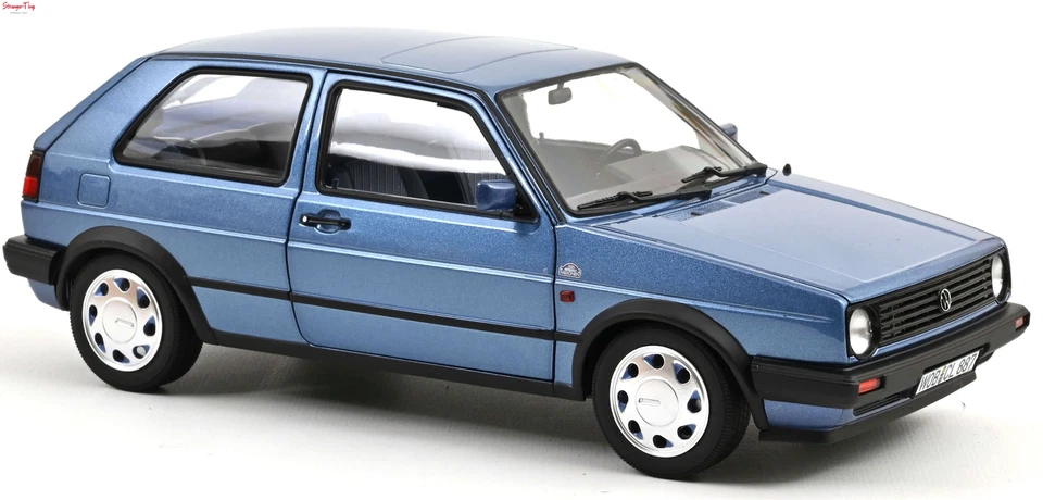 NoRev VW Golf 10 Million Star Blue Metallic 1988 escala 1:18 diecast Foto 1 de 1