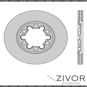 New PROTEX Rotor - Front For FORD COURIER PC, PD 2D Ute RWD 1991 - 1999 #DR631 - Picture 1 of 1