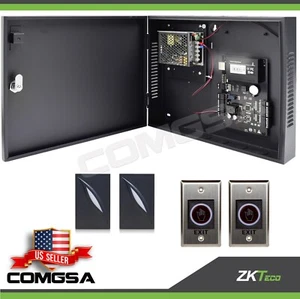 Controllo accessi 2 porte Zkteco, C3 200 Kit Sistema Ingresso Porta ZK, Uscita montion.USA - Foto 1 di 8