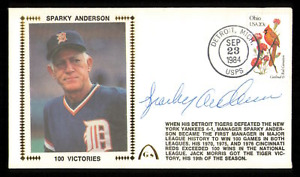 Sparky Anderson Autographed 1984 First Day Cover Detroit Tigers SKU #222277