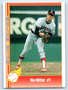 1991  Pacific Nolan Ryan Texas Express I Baseball #24 No-Hitter Number 1 Angels