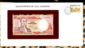 Banknoten aller Nationen Kolumbien 1983 100 Pesos P-426 UNC Geburtstag 2005* - Bild 1 von 2