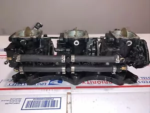 1998 YAMAHA GP1200 OEM TRIPLE MIKUNI CARBURETORS FRESHWATER CARBS - Picture 1 of 9