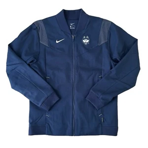 Nike UCONN Huskies Jacket Mens Size M Medium Navy Blue Team Issue NEW - Picture 1 of 12