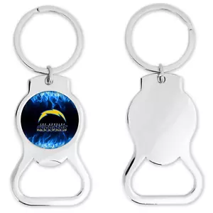 Los Angeles Chargers Bottle Opener Keychain Round - Picture 1 of 1