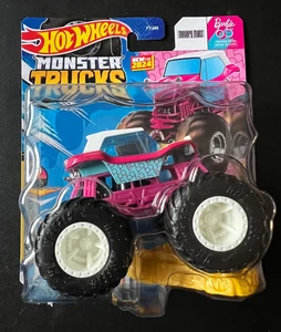 2024 Hot Wheels Monster Trucks Barbie 65th Anniversary Meyers Manx - Picture 1 of 3