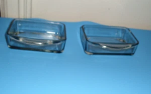 2 Vintage KH  Smoke Glass 3 3/4"  Dipping Sauce Dishes Denmark #3 - Picture 1 of 6