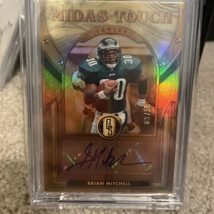 Brian Mitchell - 2024 Panini Gold Standard - Midas Touch Auto - #/99 ‐ Eagles - Picture 1 of 2