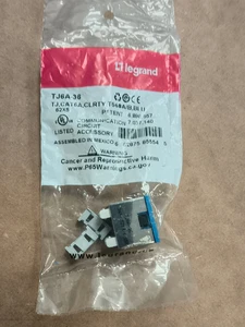 Nuevo Legrand Ortronics TJ6A‐36 Clarity Cat6a TracJack AZUL - Imagen 1 de 2