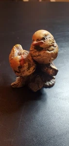 Faro A. Lucchesi Birds Figurine Cold Ceramic Resin Capodimonte Italy - Picture 1 of 7