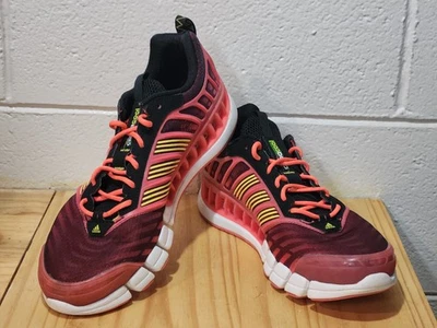 ADIDAS CLIMACOOL ReVent Women's Aerate Burgundy Coral Running Shoes - Image 1 of 4