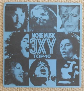 3XY TOP 40 MUSIC SURVEY CHART 1973 September 21st Bowie T.Rex Joe Cocker NM - Bild 1 von 2