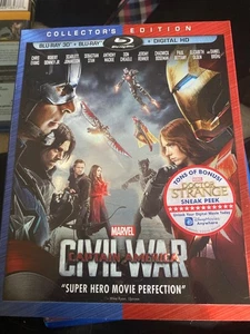 Captain America: Civil War (3D/Blu-ray/Digital Copy) NEW w/slipcover - Imagen 1 de 1