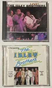 The Isley Brothers 2 CD Lot Live For The Love Of You Compilation Classic R & B - Picture 1 of 11