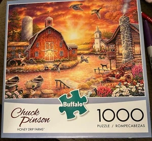 Rompecabezas Honey Drip Farms Chuck Pinson 1000 piezas nuevo - Imagen 1 de 7