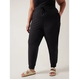 Athleta Balance Jogger Pants Black 3X NEW Soft Stretchy Loungewear Drawstring - Picture 1 of 11