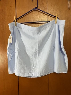 Falda Antigua Azul Marino Claro 3X Pull On 1 Bolsillo Trasero Foto 1 de 4