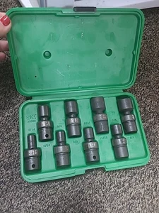 NEW SK Tools USA 33300 8pc SAE 3/8" Drive 6 Point Swivel Impact Socket Set - Picture 1 of 4