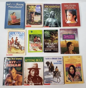 Kids Chapter Books About Native Americans Lot Of 12 Indians Homeschool Classroom - Picture 1 of 12