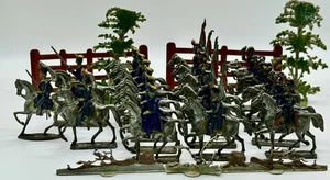 HEYDE or Similar-Antique-DEMI RONDE Single Casting Military Figures- Lot B98 - Imagen 1 de 6