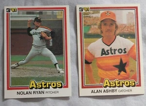 1981 Donruss Houston Astros Baseball Card Pick one - Picture 1 of 31