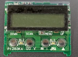 NOS Uniden Radio LCD Display with Down/Scan/Menu/Up Buttons BMDY0058001 - Picture 1 of 2
