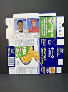 Wade Boggs Eric Davis 1987 Kraft Home Plate Heroes Never Folded Box Lot Of 10 - Picture 1 of 4