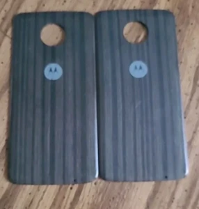 2 - Motorola Style Shell Back for Motorola Z4/Z3 Play/Z2 Force - Ashwood Grain - Picture 1 of 2