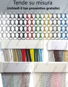 Tenda Antimosche per porta finestra di plastica o in corda su misura 14 modelli - Imagen 1 de 8