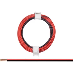 Donau 114-01 Fil De Plage 2x0,08mm² Rouge/Noir 5m - Picture 1 of 1