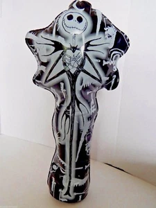 Saco de Boxeo NBX JACK SKELLINGTON 18" ¡BRILLA! Pesadilla antes de Navidad NUEVO - Imagen 1 de 2