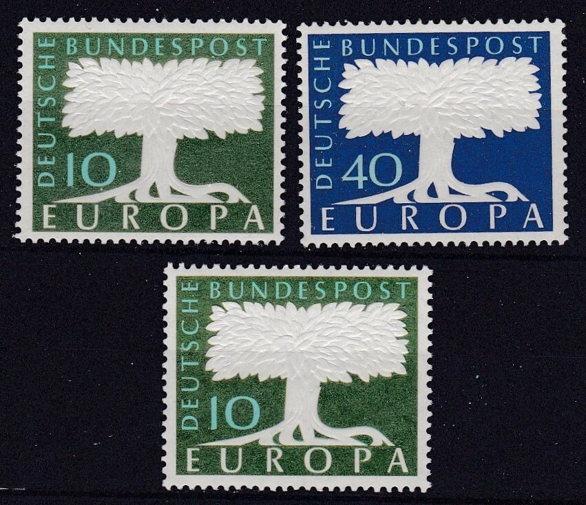 GERMANY #771-772A MNH "UNITED EUROPE" EUROPA CEPT 1957  - Image 1 of 1