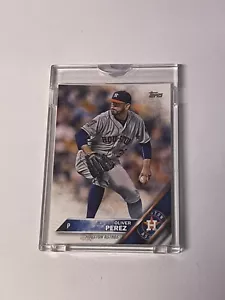 2016 Topps Vault Blank Back 1/1 Oliver Perez - Picture 1 of 2