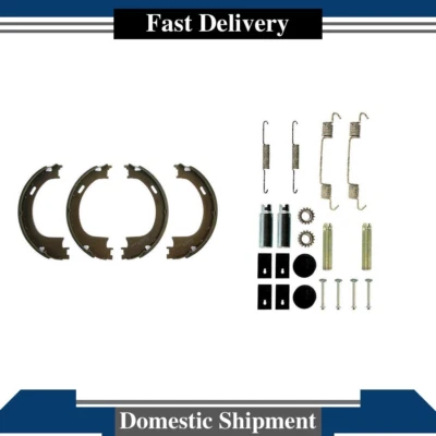 Kit de zapata de freno de estacionamiento trasero centrado y herrajes para Ford F-150 Heritage 2004 Foto 1 de 4