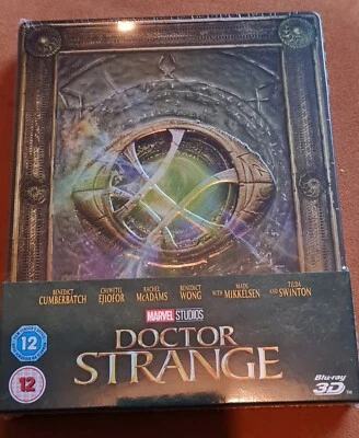 DOCTOR STRANGE (2016) Zavvi Exclusive 3D BLU RAY UK STEELBOOK - NEW SEALED! OOP - Image 1 of 2