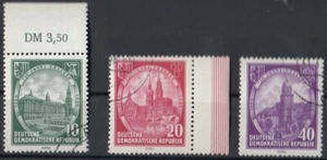 DDR 1956 MiNr. 524 - 526 Satz gestempelt in guter Erhaltung.: ( 750 Jahre Dresde - Bild 1 von 1