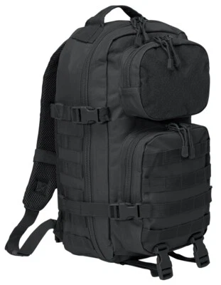 Brandit Rucksack Reisetasche Herren Damen Militär Camping US Cooper 25 Ltr Black - Bild 1 von 4