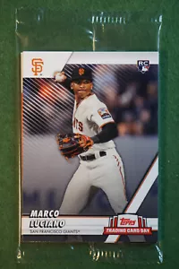 2024 Topps Trading Card Day Unopened Baseball Pack - Marco Luciano RC On Top - Picture 1 of 2