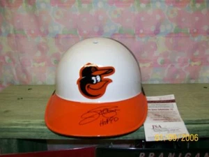 JIM PALMER SIGNED BALTIMORE ORIOLES F/S BATTING HELMET JSA HOF90 - Picture 1 of 3
