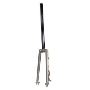 SILVEROCK Chrome Fork 20" 406 451 Disc Brake Minivelo BIKEPACKING Rack 28.6mm - Picture 1 of 8