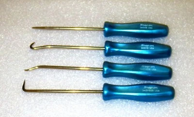 *NEW* Snap-on PEARL BLUE Pick Set ASA204BPB  *PEARL BLUE HARD HANDLES* NEW! - Image 1 of 2