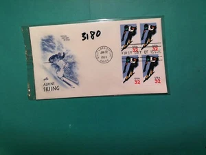 U. S.Stamp FDC- 3180 -Alpine Skiing - ArtCraft cachet- comb. shipping - Picture 1 of 1