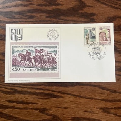 The Heritage of Postal History FDC Andorra 4-28-79 Andorran History  - Image 1 of 2