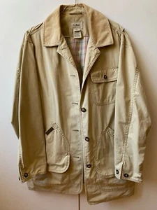 L.L. Bean Damen Feldjacke / Barn Coat / Baumwolle Cotton / Medium Regular /Beige - Bild 1 von 8