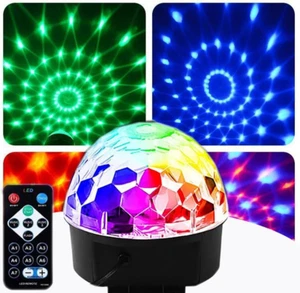 Moonbeam LED Disco Ball Light Party Lights for Disco Karaoke Dancing Home Birthd - Picture 1 of 12