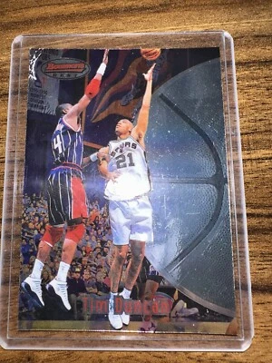 Bowman's Best 1997-98 - refractor Tim Duncan Foto 1 de 4