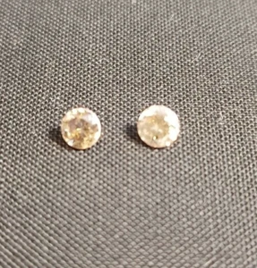 Matching pair Champagne Round Diamonds 1ctw, JTV Diamonds - Picture 1 of 21